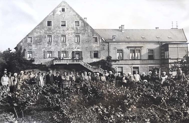 Historisches Bild vom Weingut Völcker, 1927